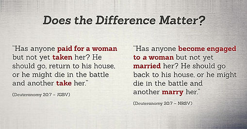 Terminology ~ Take vs Marry